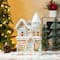 Glitzhome® 11.75" Christmas Macaron Resin Village Table Decor